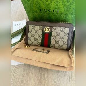 Gucci Ophidia Zip Around Wallet